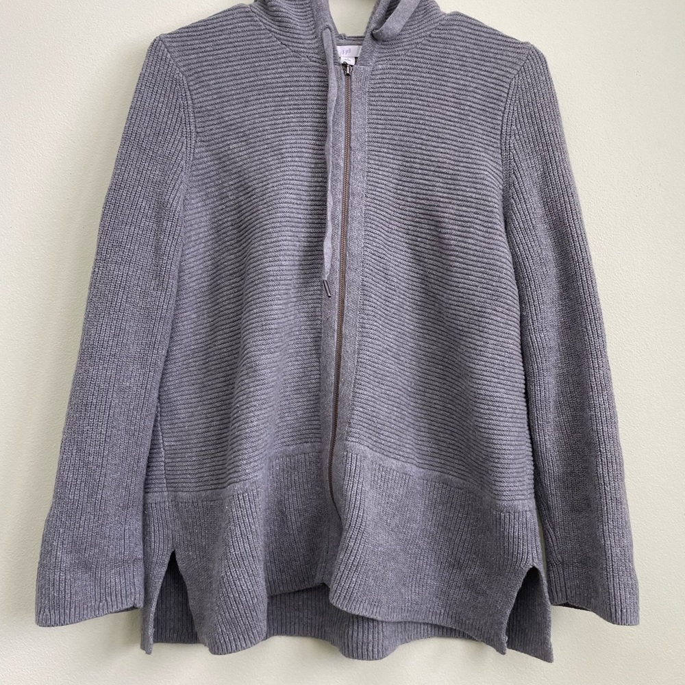 J.Jill Zip up Hoodie Sweater